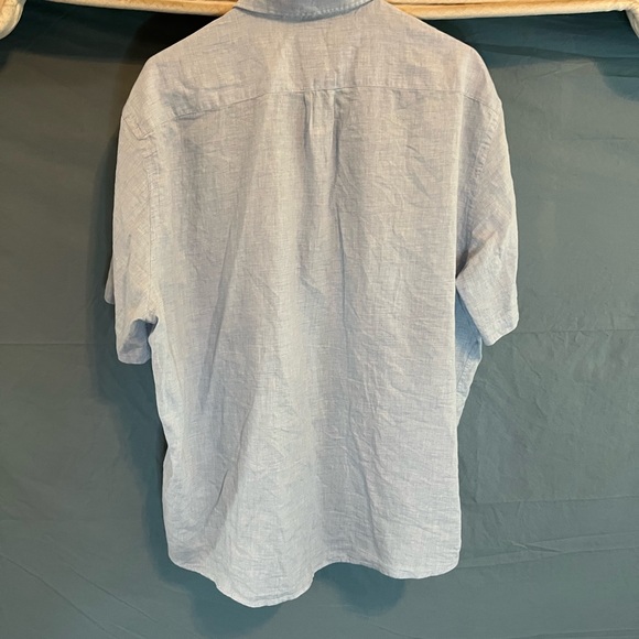 Mens Xl H&M BABY BLUE BUTTON UP DRESS SHIRT - Picture 4 of 5